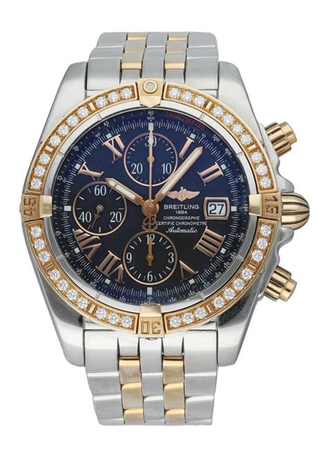 breitling 1884 ab2186|Breitling evolution diamond bezel.